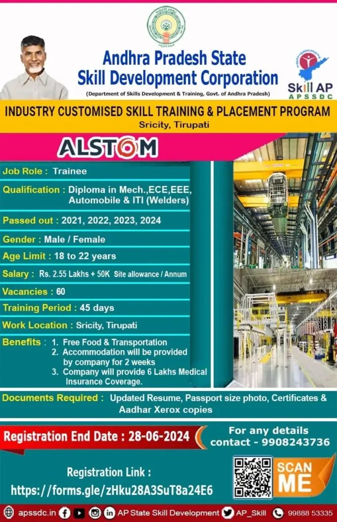 AP Skill Development Jobs ALSTOM